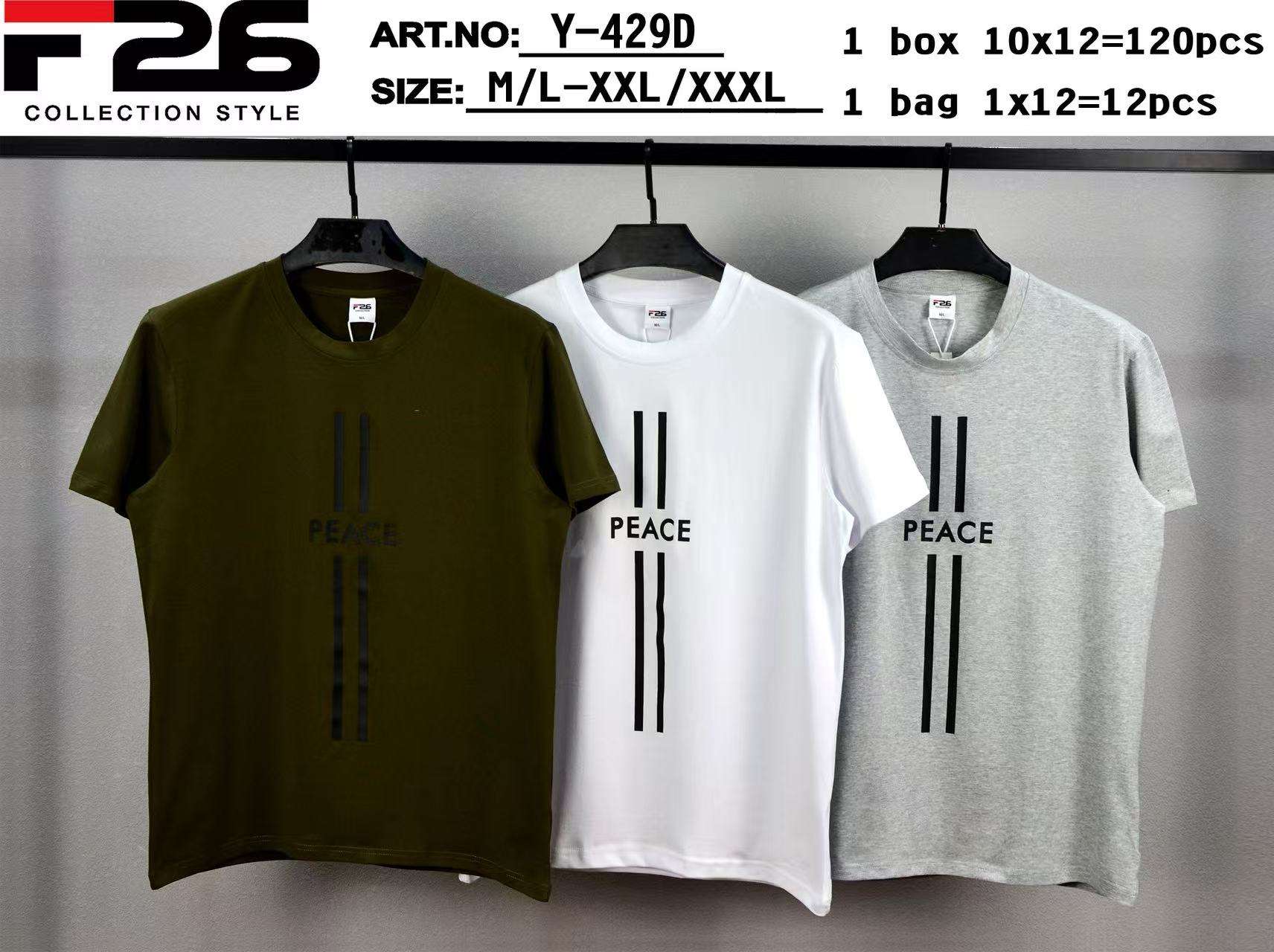 Bluzki MĘSKA , Size m/l-2/3xl, paczka  12szt ,mix kolor