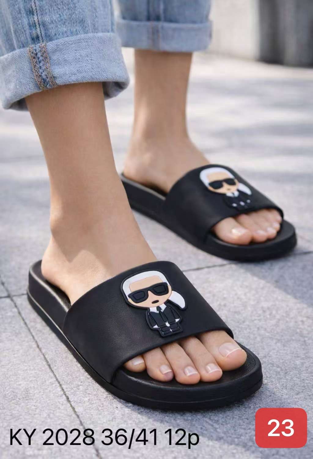 Klapki DAMSKIE (36-41, 12par)