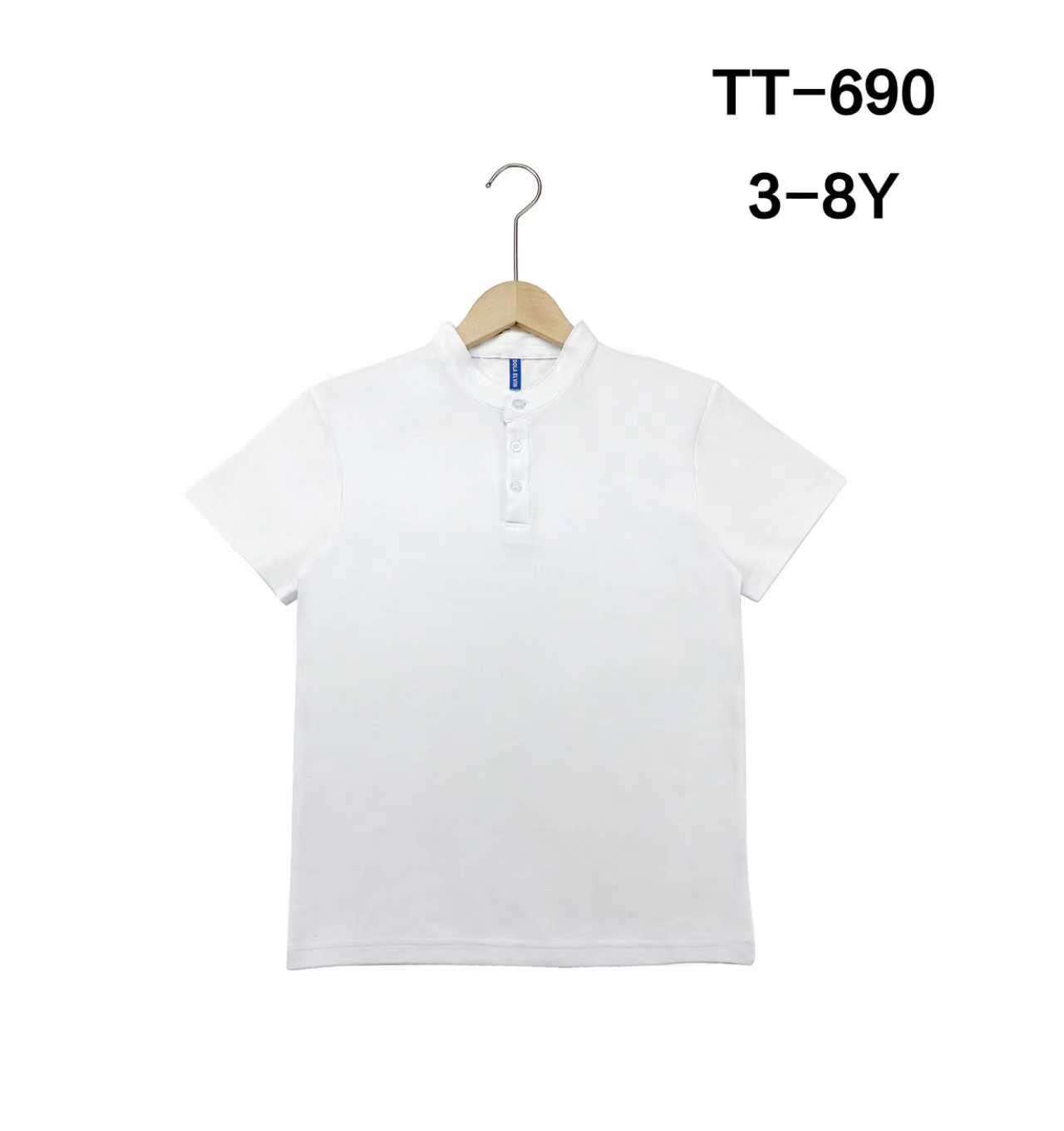 Bluzki DZIECIĘCA , Size 3-8lat, paczka  5szt ,1kolor