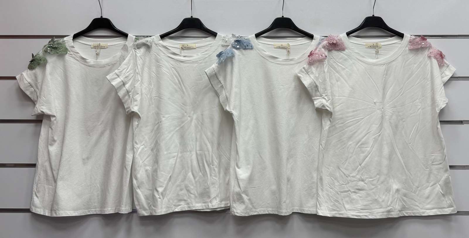 Bluzki Damskie  WŁOSKA  , Size uni, paczka  6szt ,mix kolor