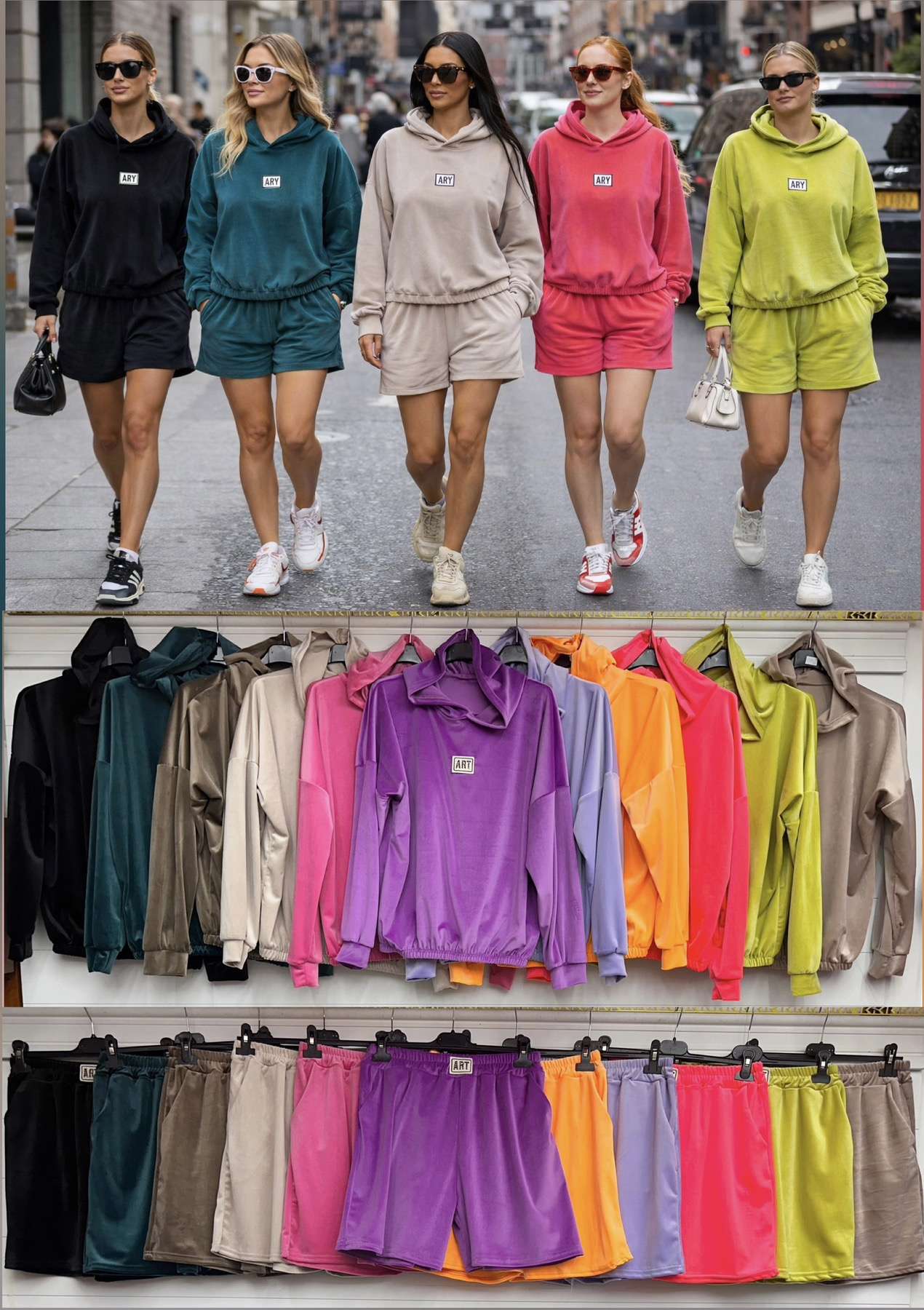 Komplety  Damskie TURECKA , Size uni, paczka  6szt ,mix kolor