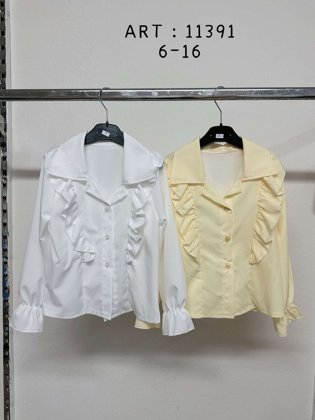 Koszule DZIECIĘCA size 6-16lat, paczka 6szt ,1kolor