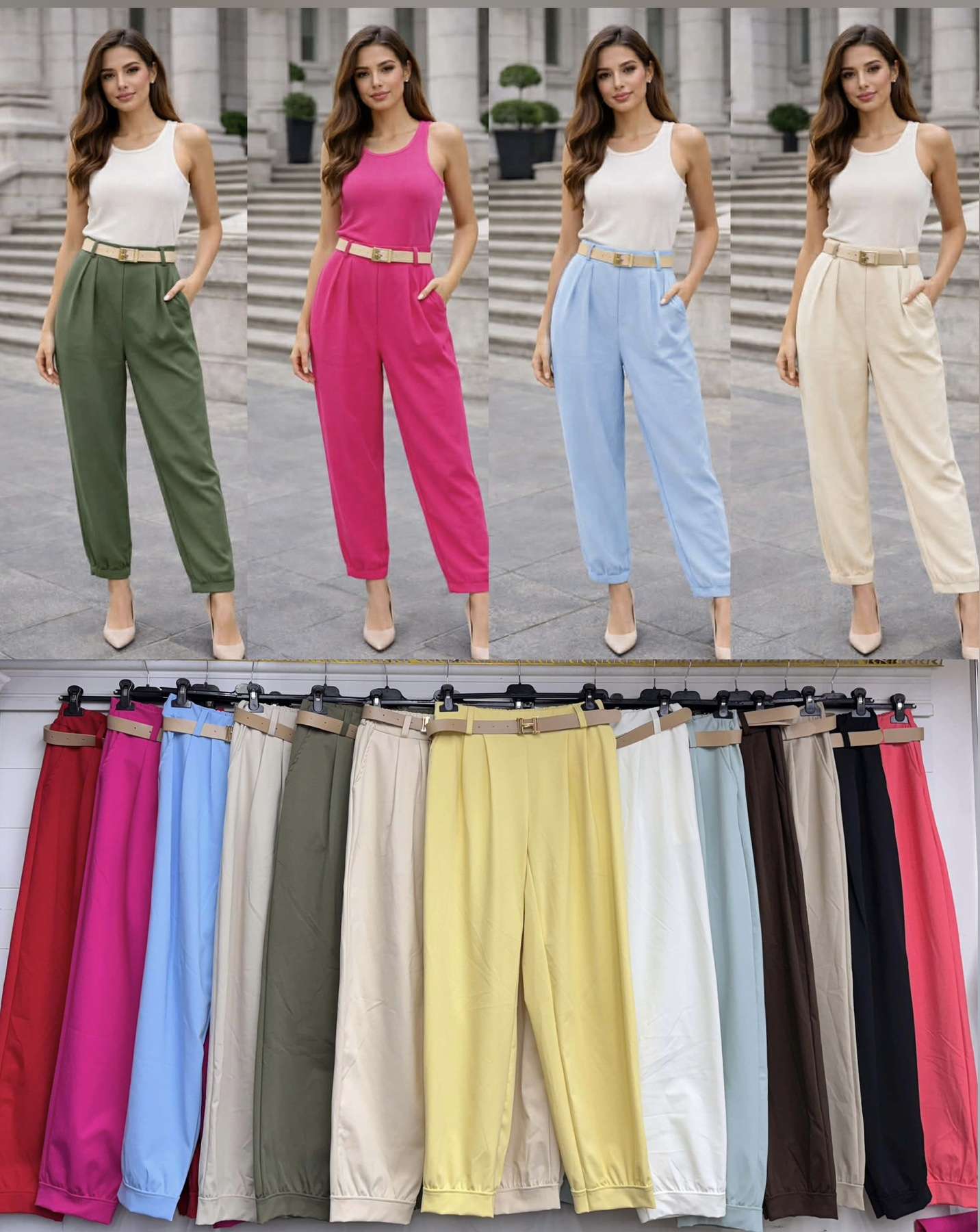 Spodnie  Damskie TURECKA , Size uni, paczka  6szt ,mix kolor