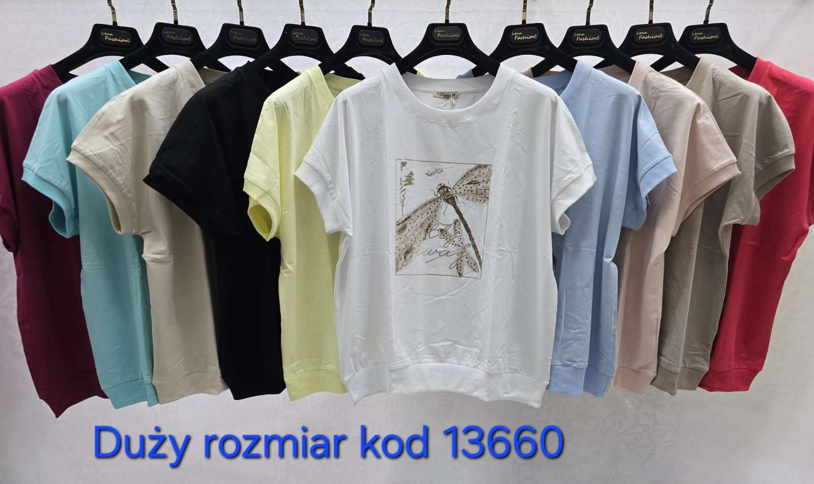 Bluzki  Damskie TURECKA , Size uni, paczka 12szt ,mix kolor