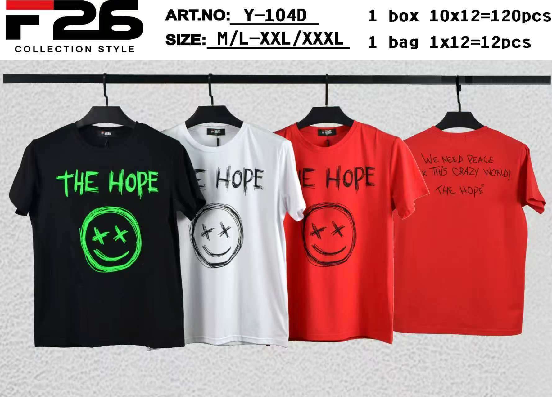 Bluzki MĘSKA , Size m/l-2/3xl, paczka  12szt ,mix kolor