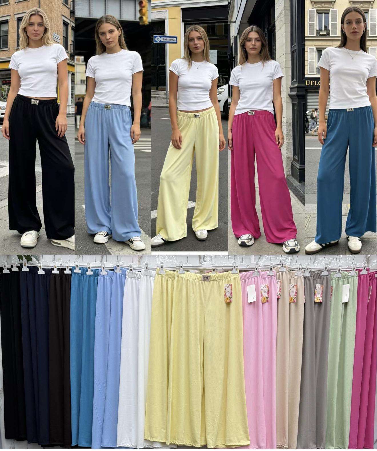 Spodnie Damskie  , Size uni, paczka  6szt ,mix kolor