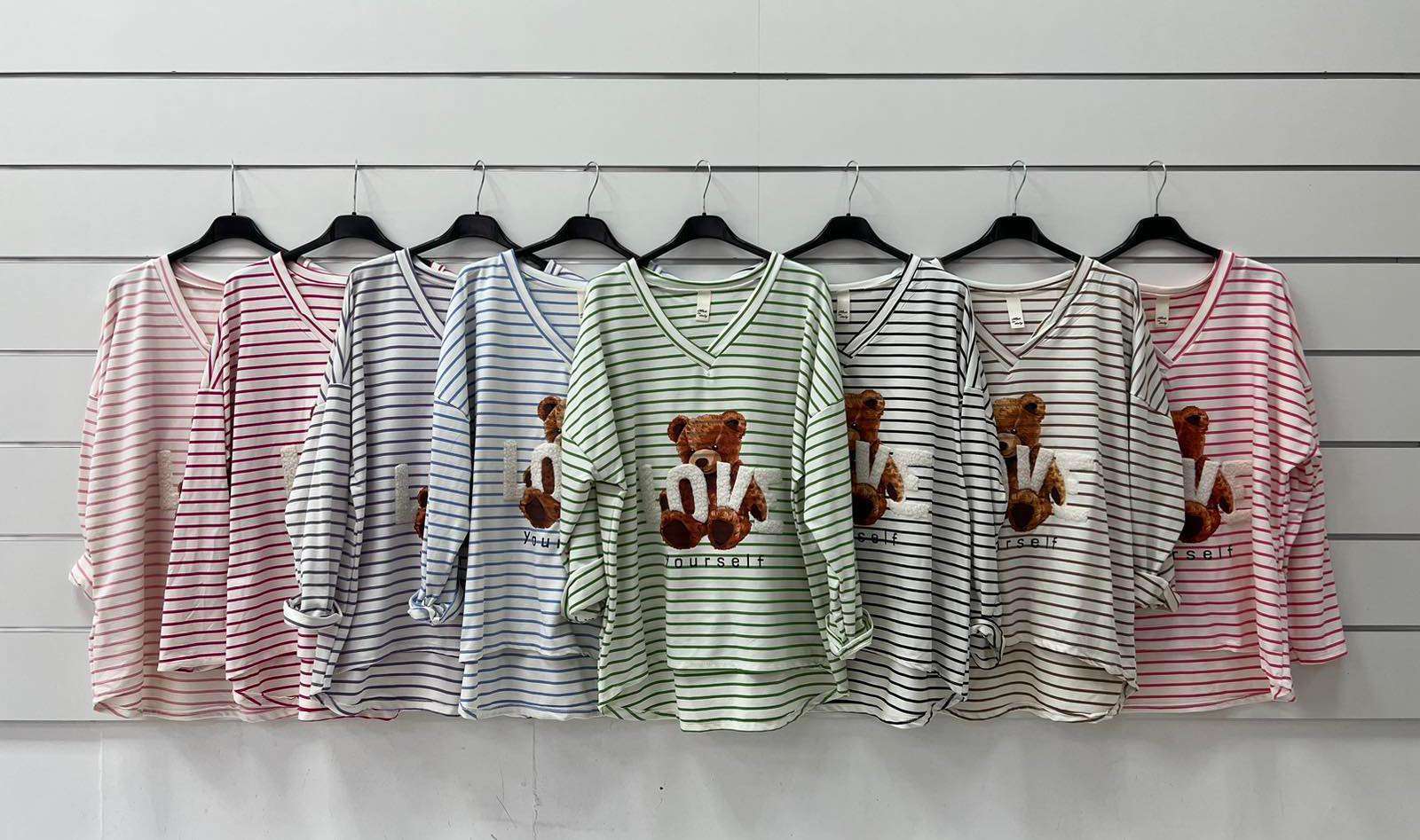 Bluzy  Damskie  WŁOSKA  , Size uni, paczka  6szt ,mix kolor