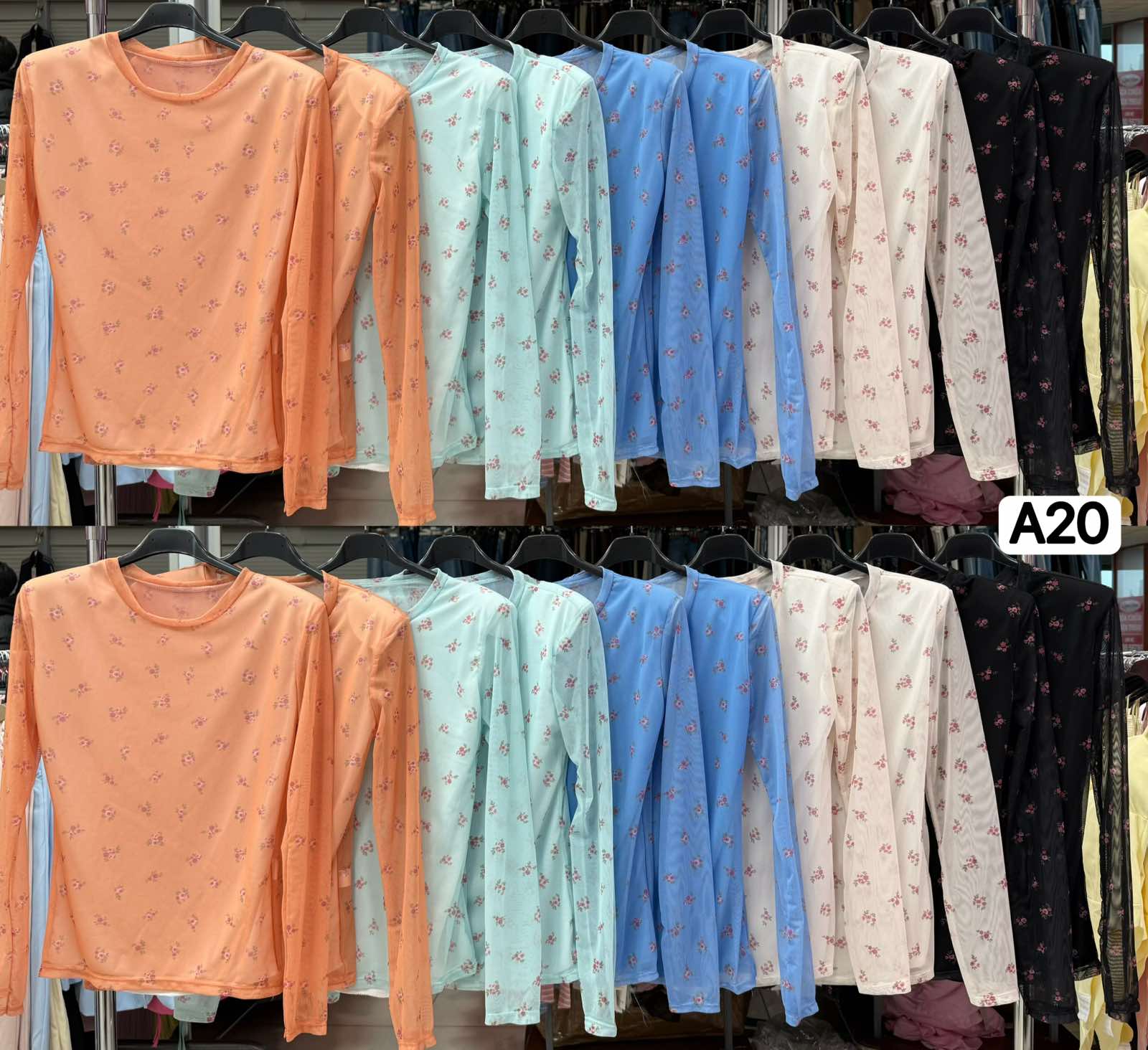 Bluzki Damskie  , Size uni, paczka  6szt ,mix kolor