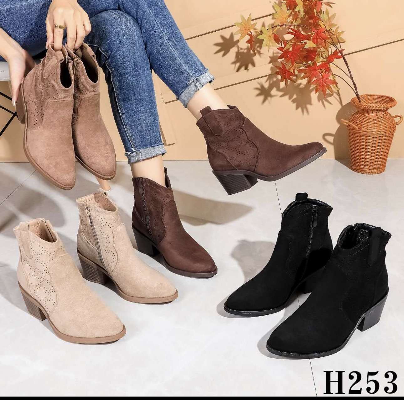 Buty Botki Damskie (36-41, 12par)