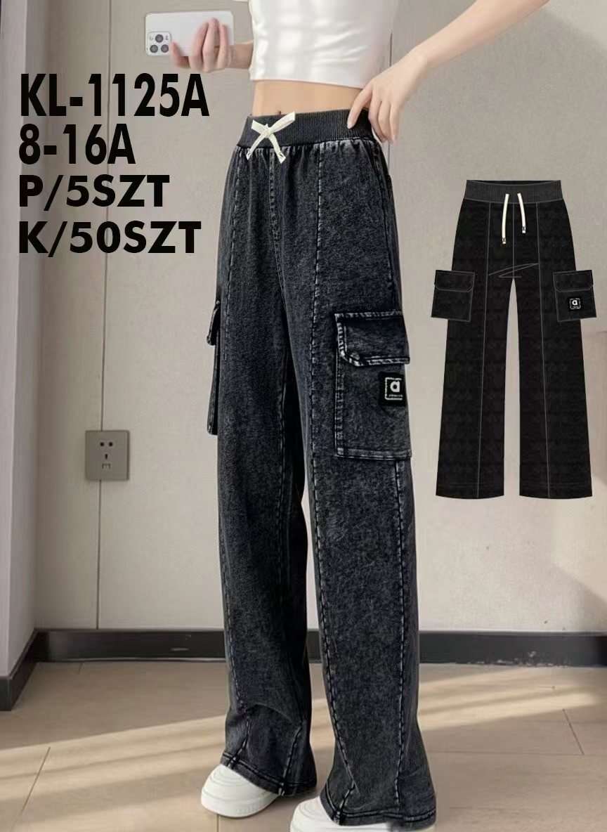 Spodnie JEANSY DZIECIĘCA size 8-16lat, paczka 5szt ,1kolor