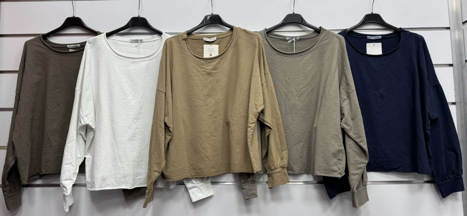 Bluzki Damskie  WŁOSKA  , Size uni, paczka  6szt ,mix kolor