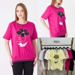 Bluzki damskie, Size uni, paczka  10szt ,mix kolor