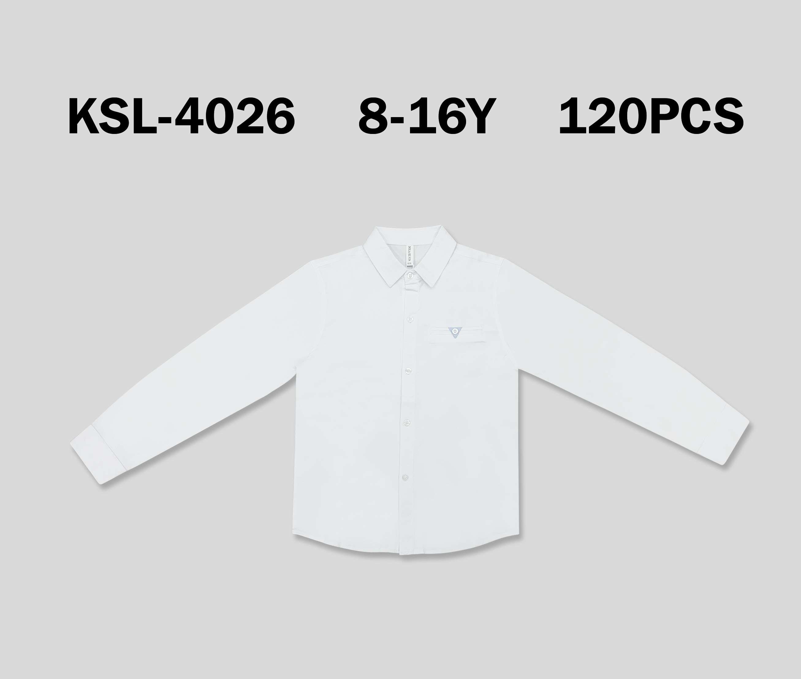 Koszule DZIECIĘCA , Size 8-16lat, paczka  5szt ,1kolor