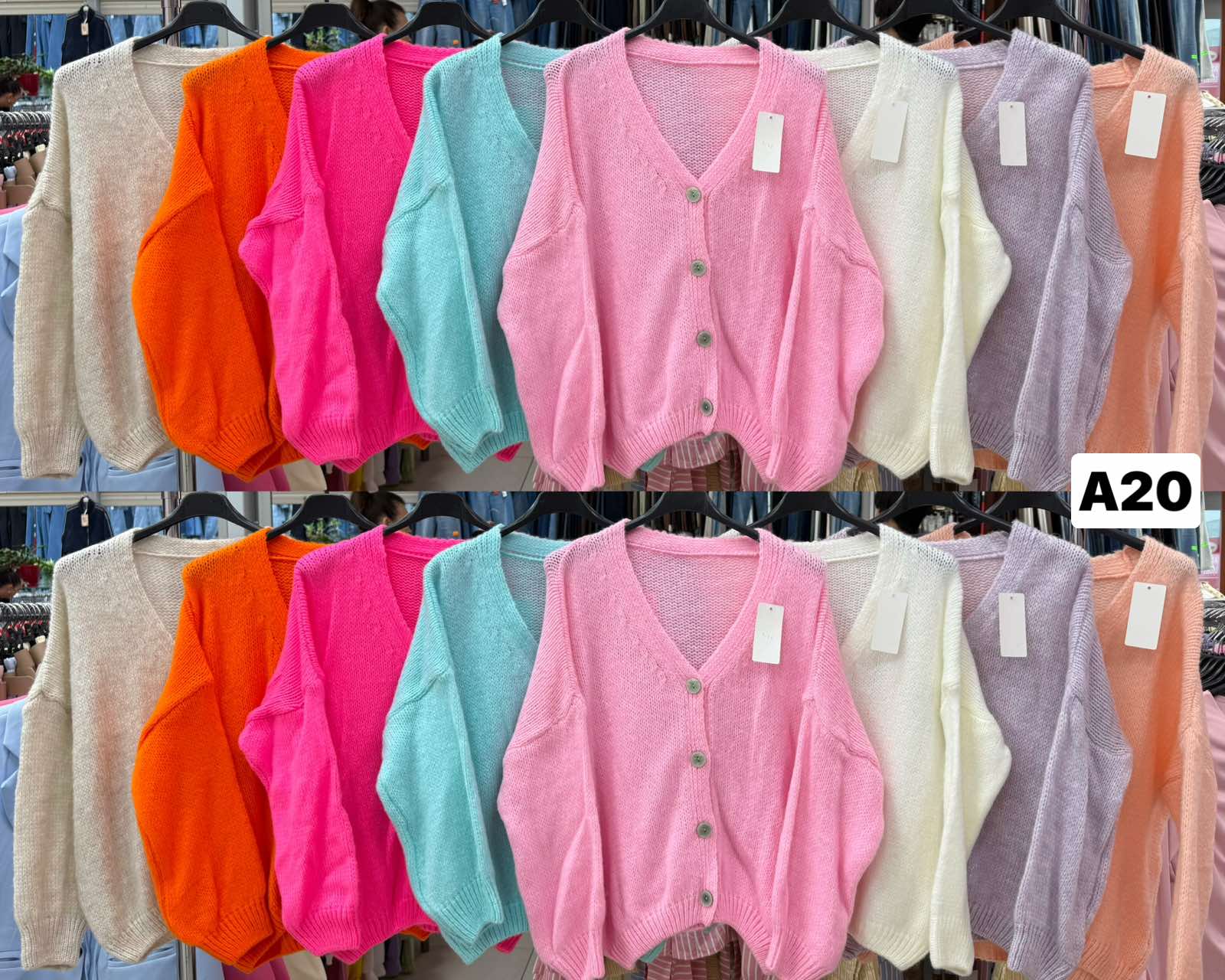 Swetry  Damskie  , Size uni, paczka  6szt ,mix kolor