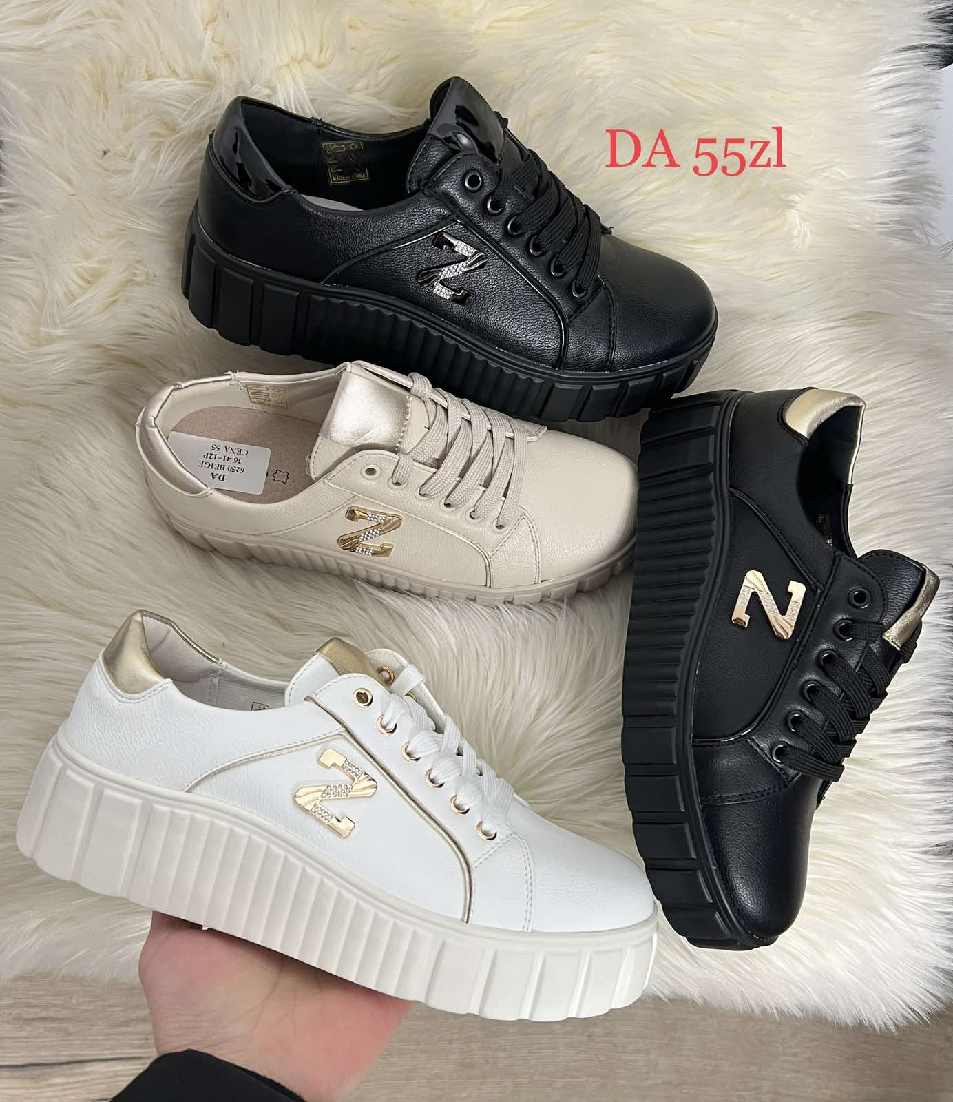 Buty Sportowe Damskie (36-41, 12par)