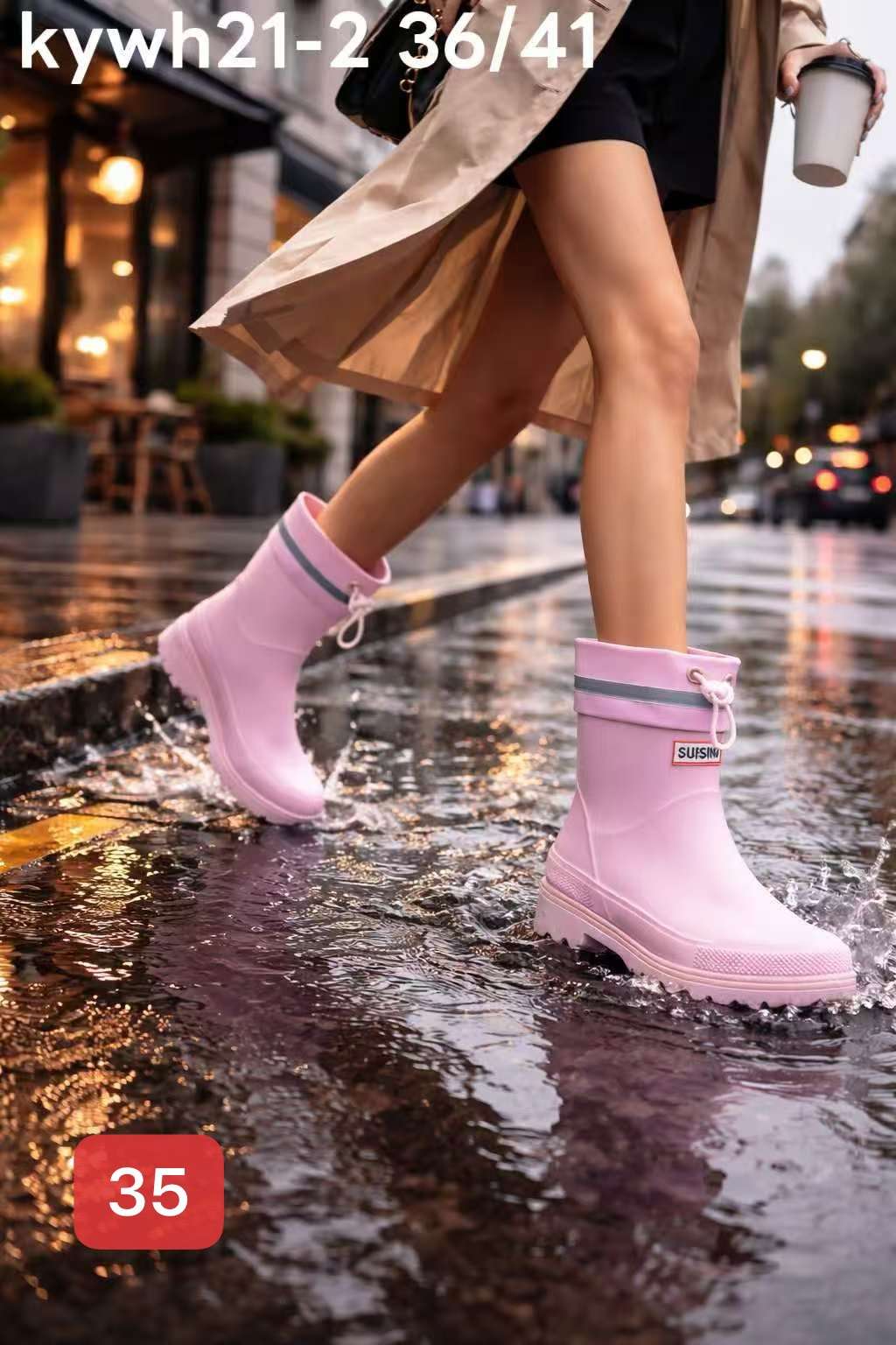 Kalosze DAMSKIE (36-41, 12par)