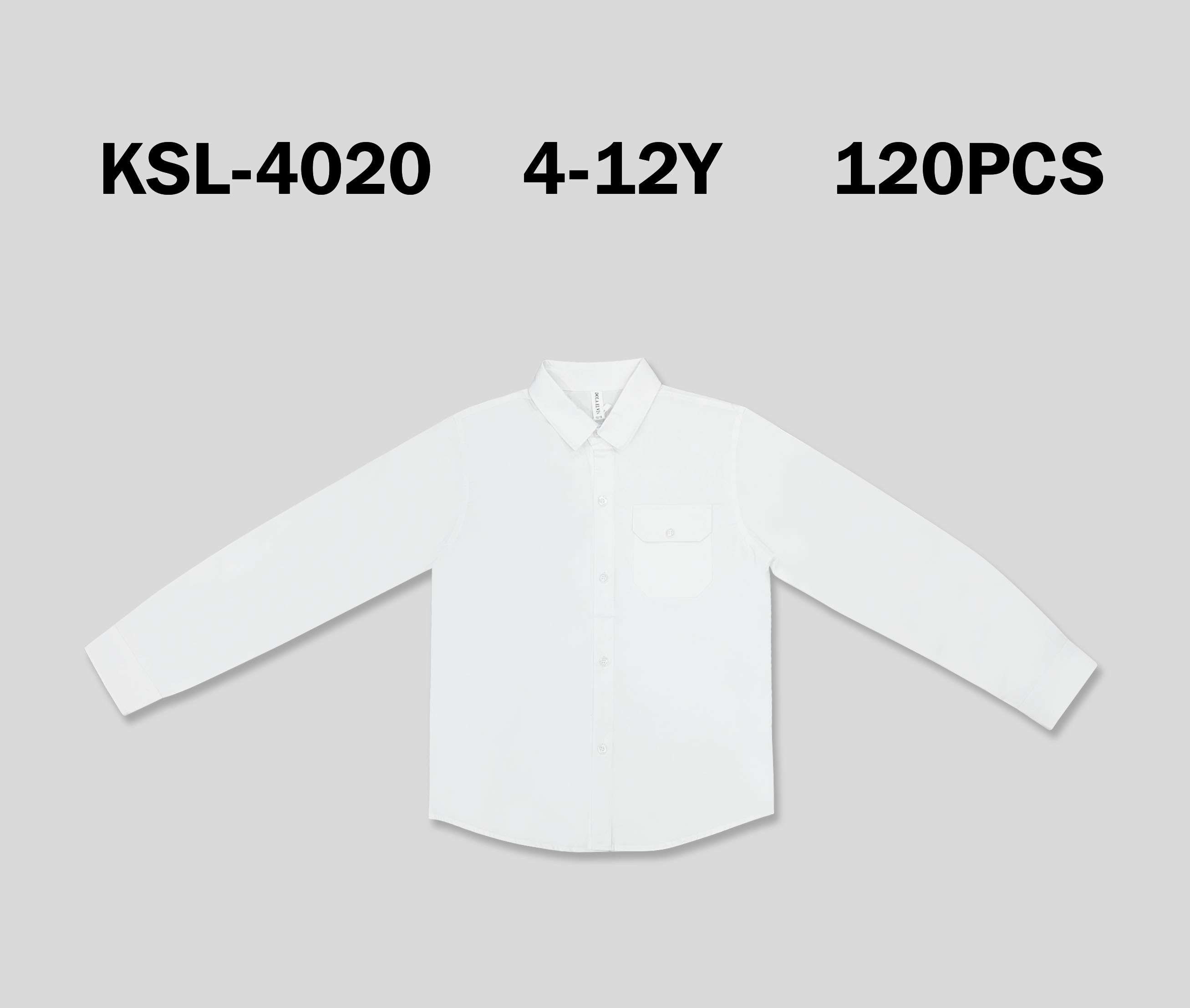 Koszule DZIECIĘCA , Size 4-12lat, paczka  5szt ,1kolor