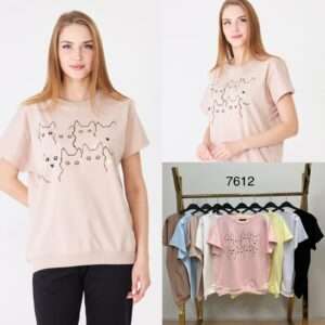 Bluzki damskie, Size uni, paczka  10szt ,mix kolor