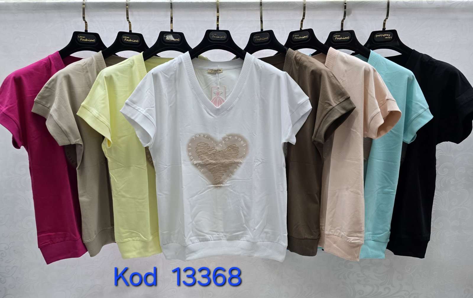 Bluzki  Damskie TURECKA , Size uni, paczka 12szt ,mix kolor