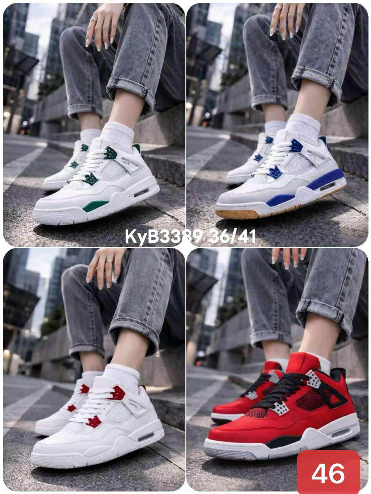 Buty Sportowe DAMSKIE (36-41, 12par)