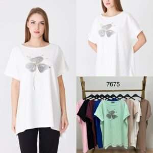 Bluzki damskie, Size uni, paczka  10szt ,mix kolor