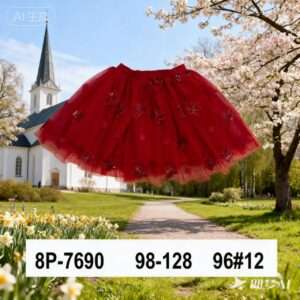 Spódnica  DZIECIĘCA , Size 98-128, paczka  12szt ,1kolor