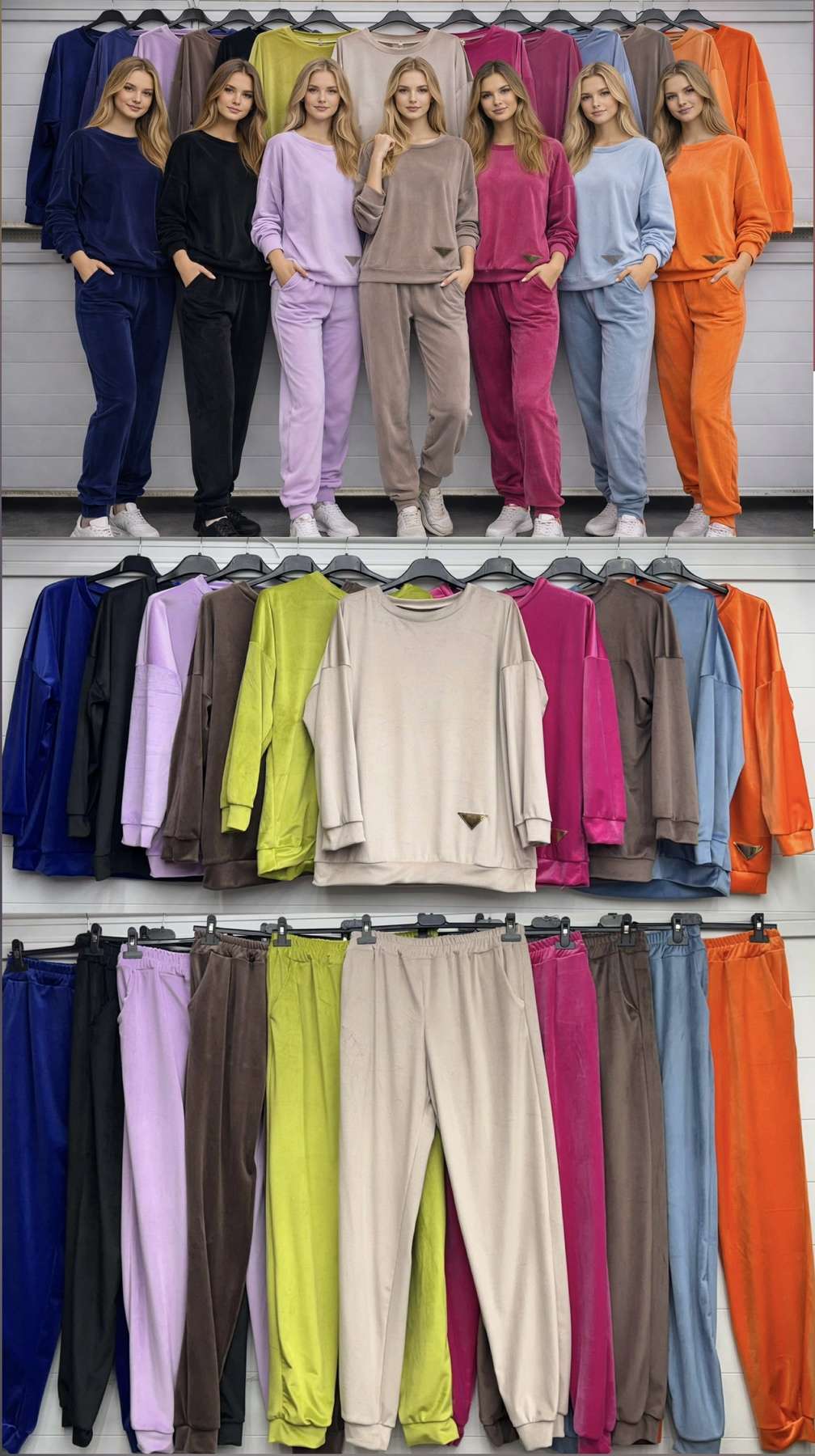 Komplety  Damskie TURECKA , Size uni, paczka  6szt ,mix kolor