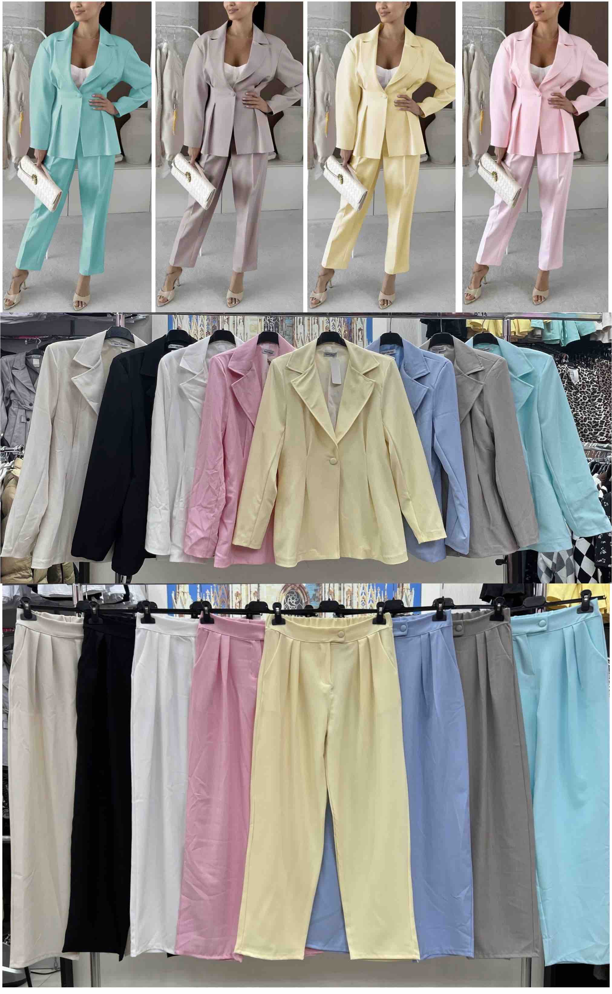 Komplety  Damskie  WŁOSKA  , Size uni, paczka  6szt ,mix kolor