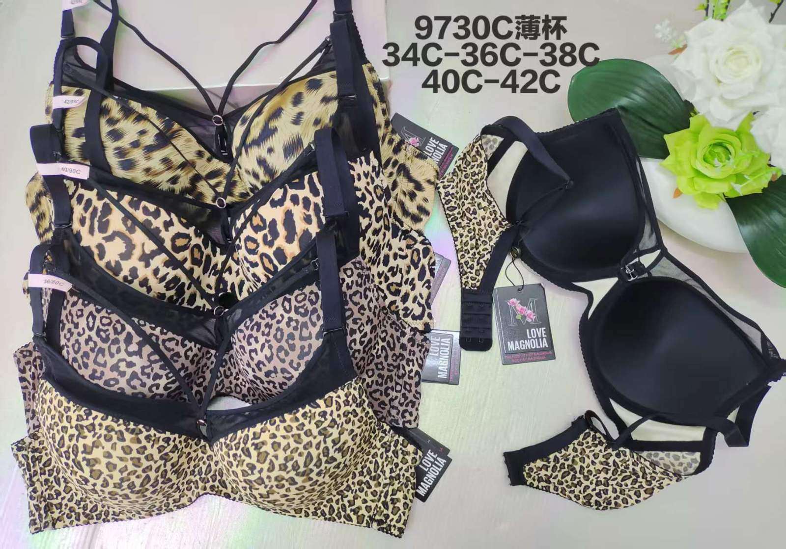 Biustonosz D damskie,size 34-42, paczka 12szt ,1kolor