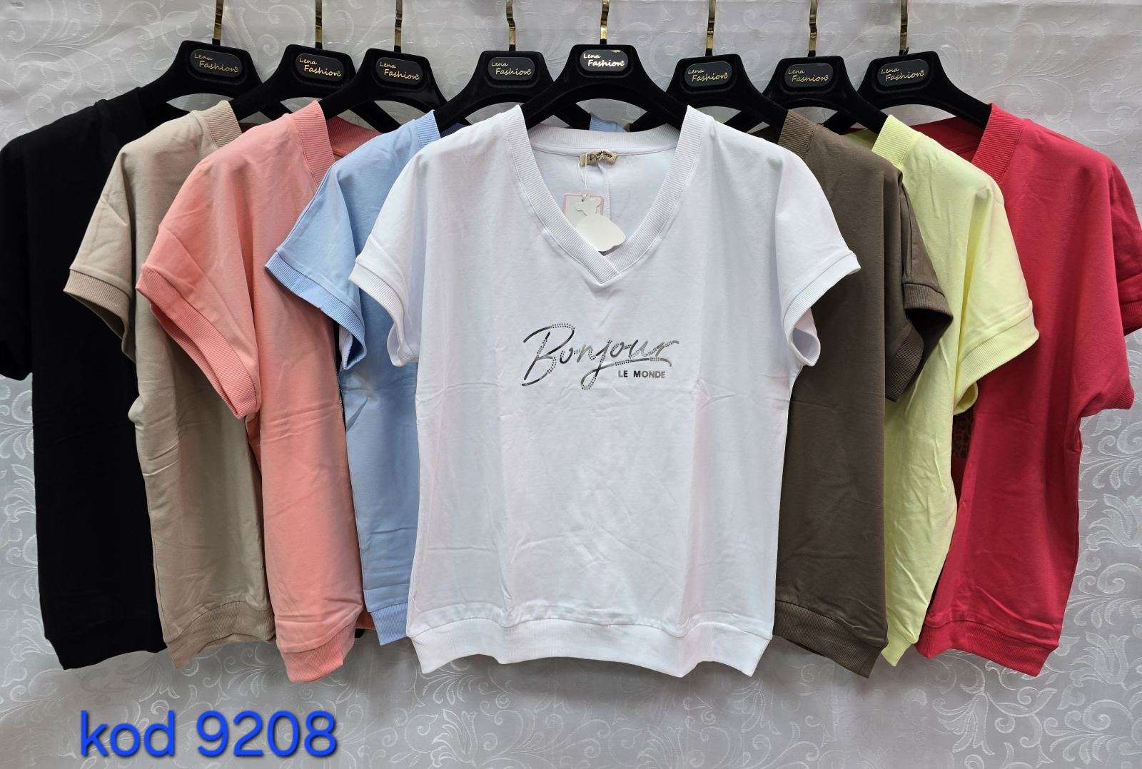 Bluzki  Damskie TURECKA , Size uni, paczka 12szt ,mix kolor