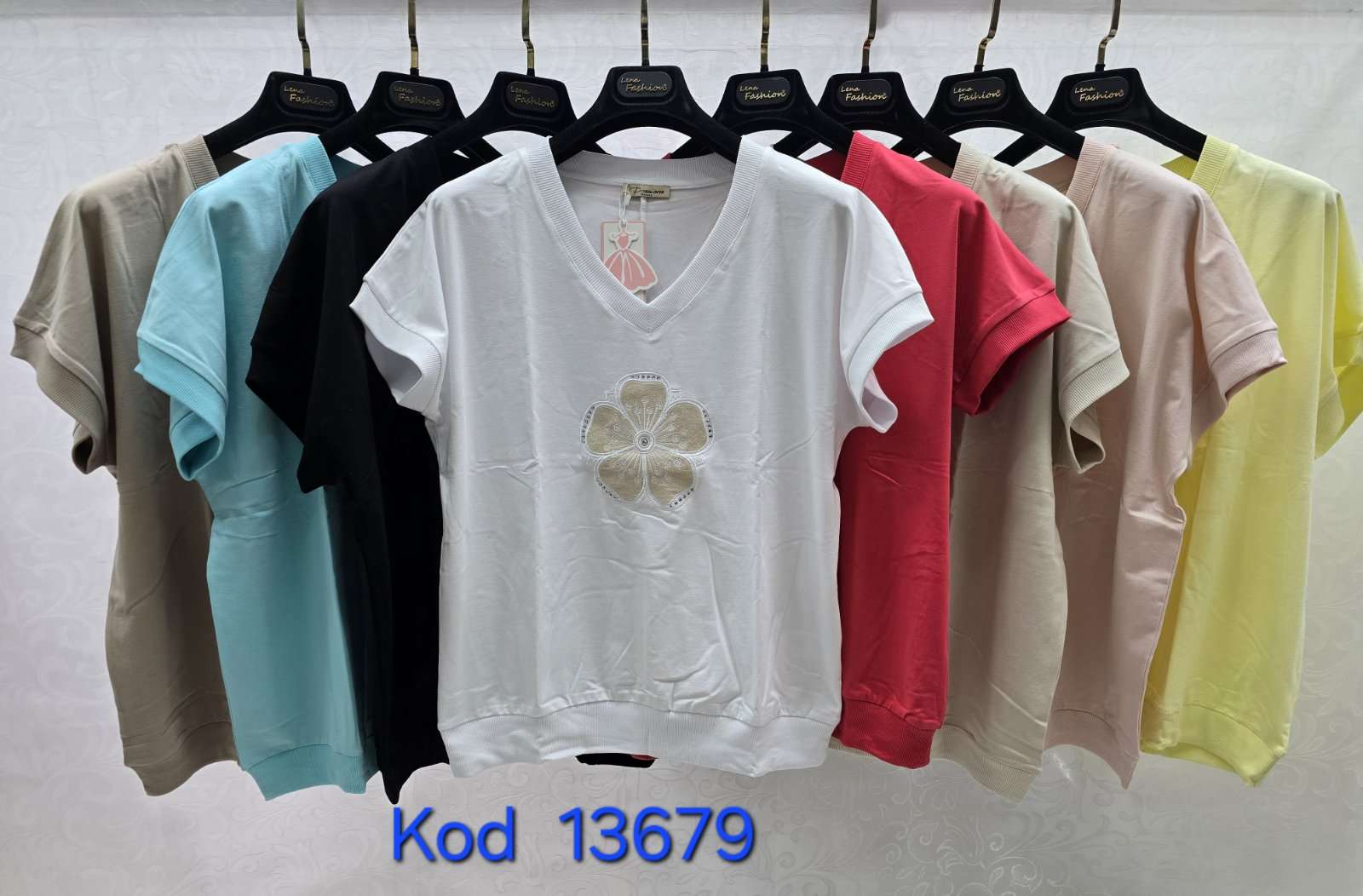 Bluzki  Damskie TURECKA , Size uni, paczka 12szt ,mix kolor