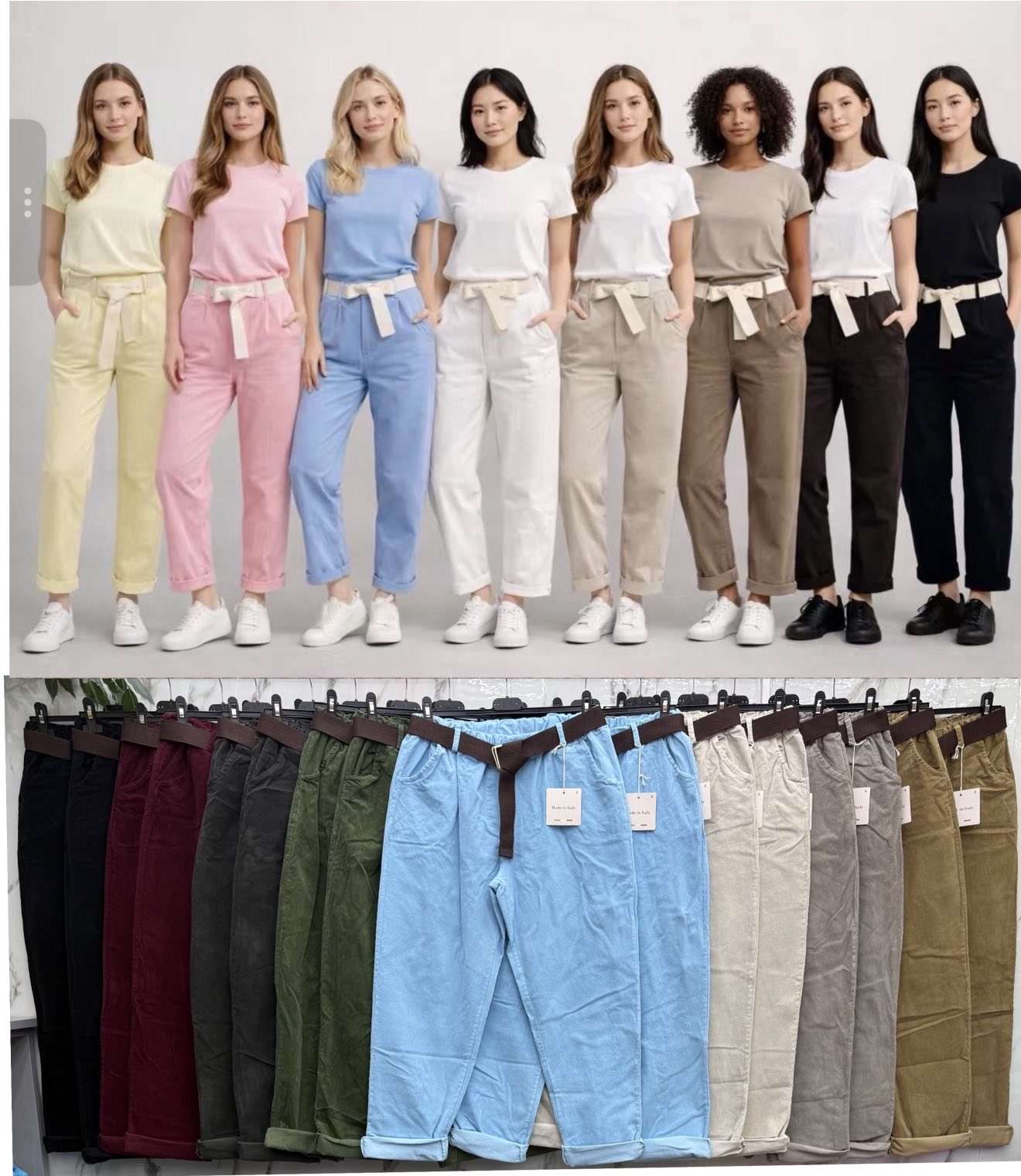 Spodnie Damskie  , Size uni, paczka  6szt ,mix kolor