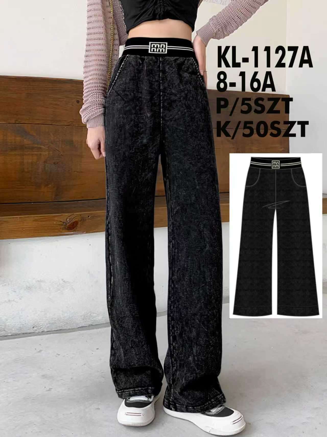 Spodnie JEANSY DZIECIĘCA size 8-16lat, paczka 5szt ,1kolor