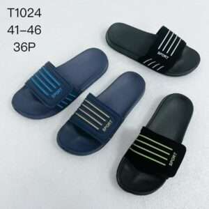 Klapki MĘSKIE (41-46, 36par) mix kolor