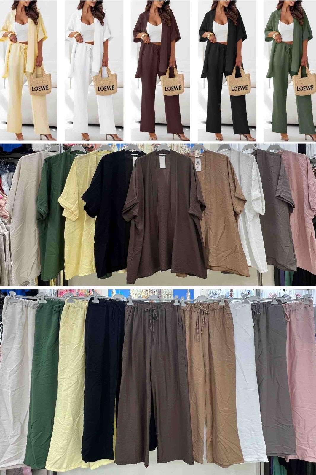 Komplety  Damskie  WŁOSKA  , Size uni, paczka  6szt ,mix kolor