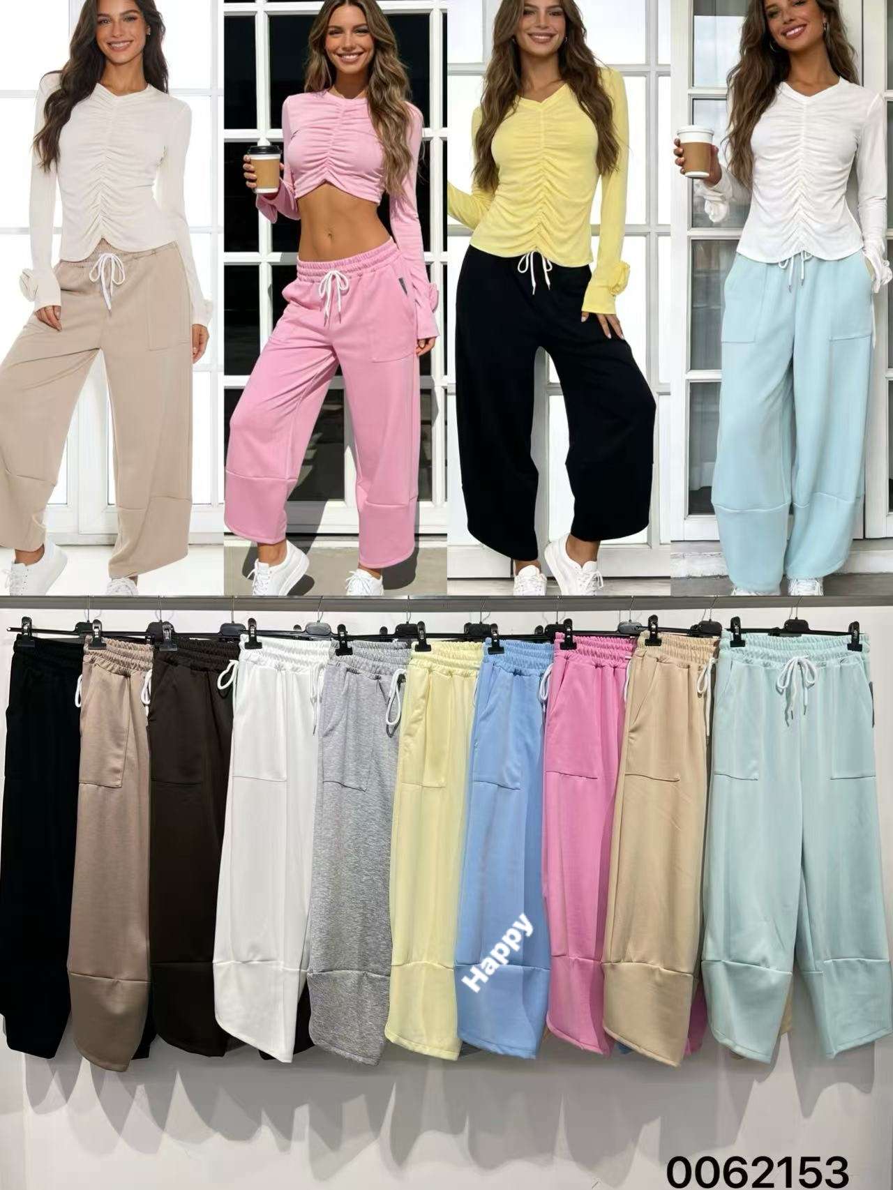 Spodnie  Damskie  , Size uni, paczka  6szt ,mix kolor