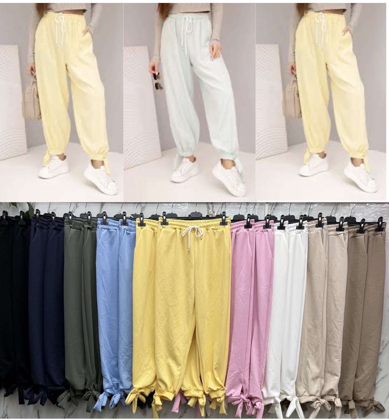 Spodnie Damskie  , Size uni, paczka  6szt ,mix kolor