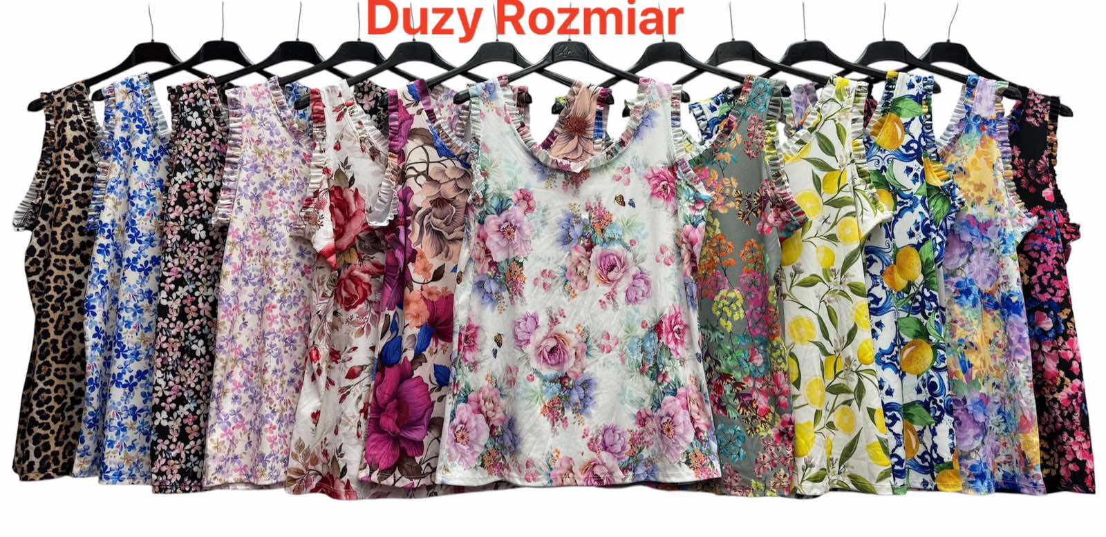 Bluzki Damskie  WŁOSKA  , Size uni, paczka  6szt ,mix kolor