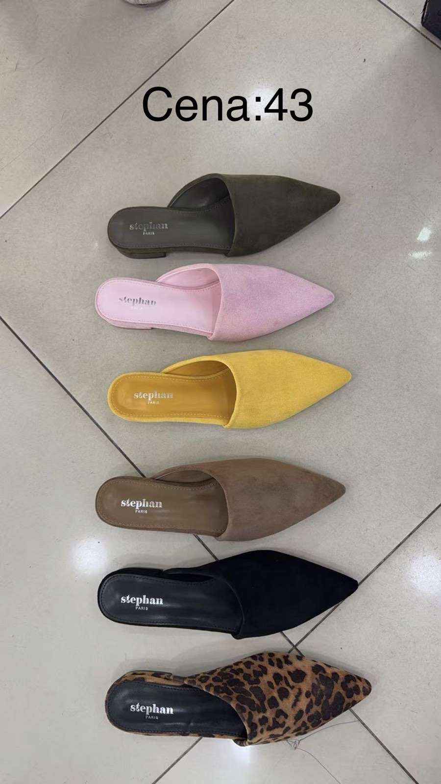 Buty Klapki Damskie (36-41, 12par)