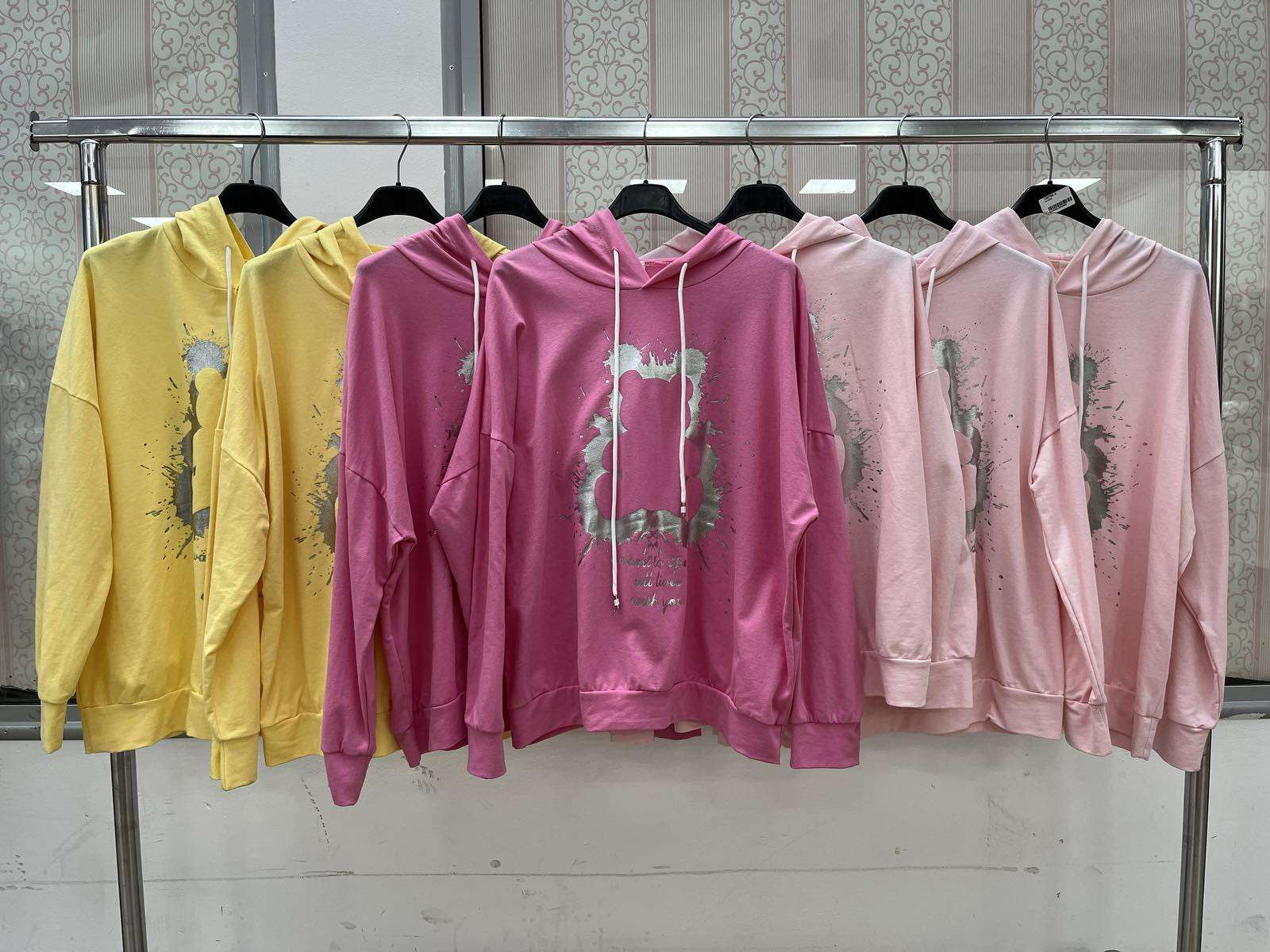 Bluzy  Damskie  WŁOSKA  , Size uni, paczka  6szt ,mix kolor