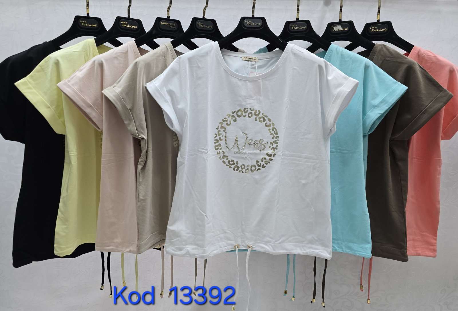 Bluzki  Damskie TURECKA , Size uni, paczka 12szt ,mix kolor