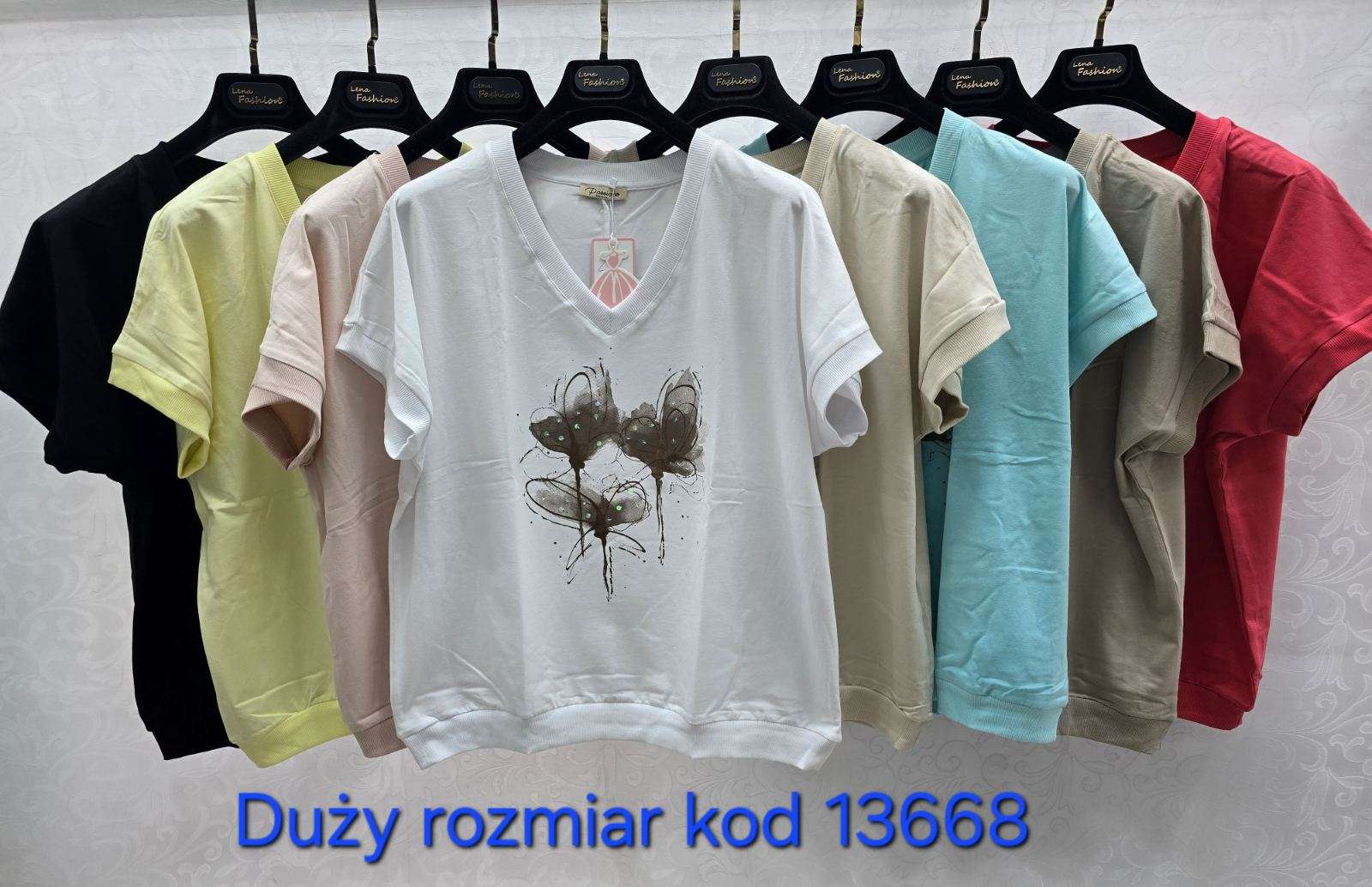 Bluzki  Damskie TURECKA , Size uni, paczka 12szt ,mix kolor