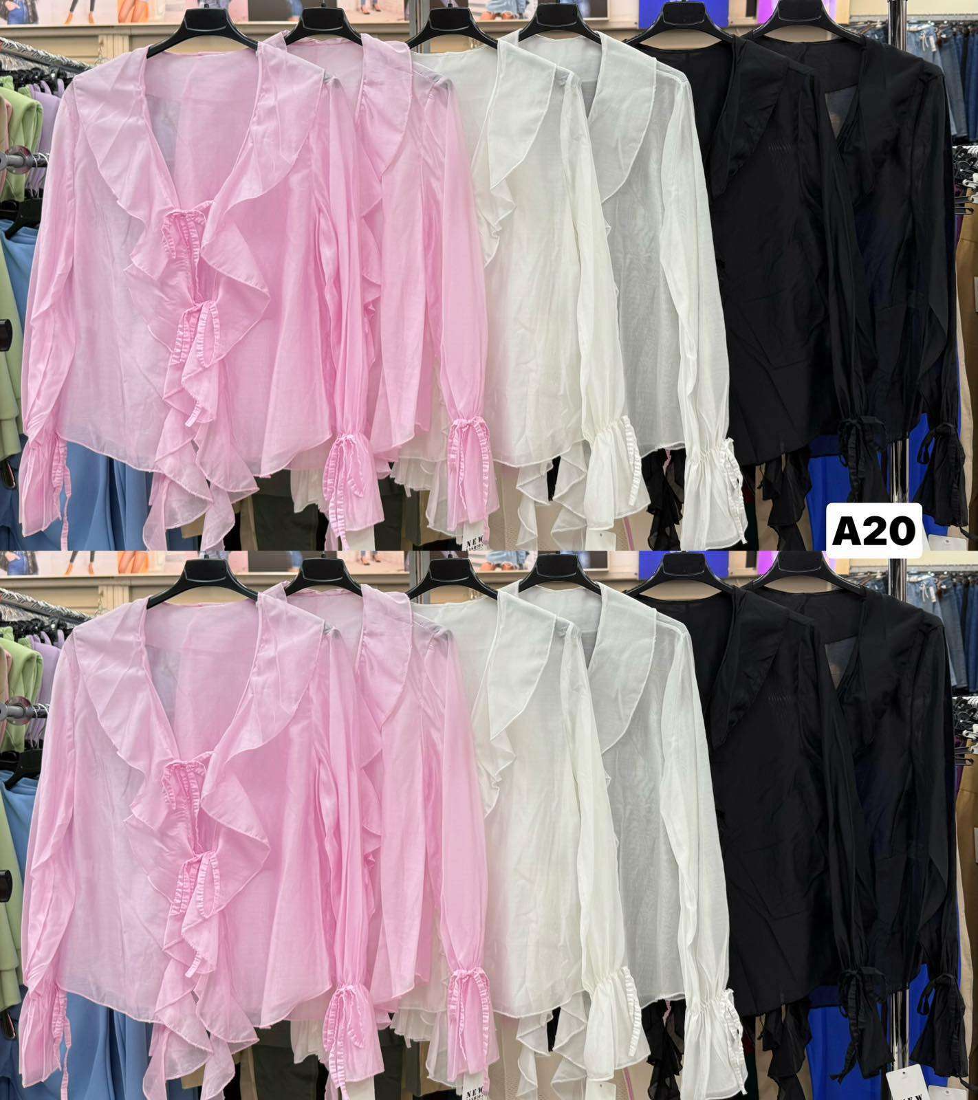 Bluzki Damskie  , Size uni, paczka  6szt ,mix kolor