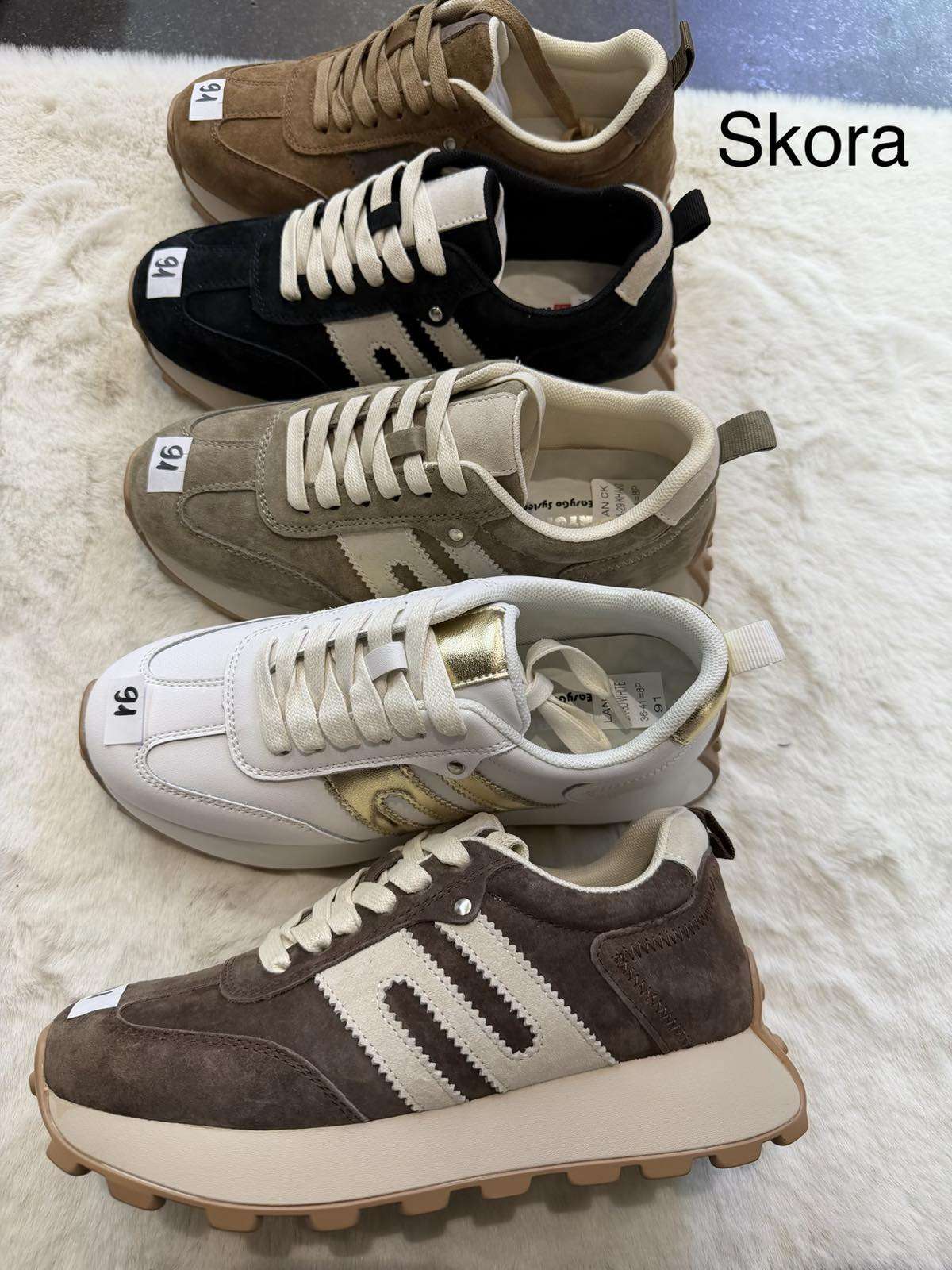 Buty Sportowe Damskie (36-41, 8par)