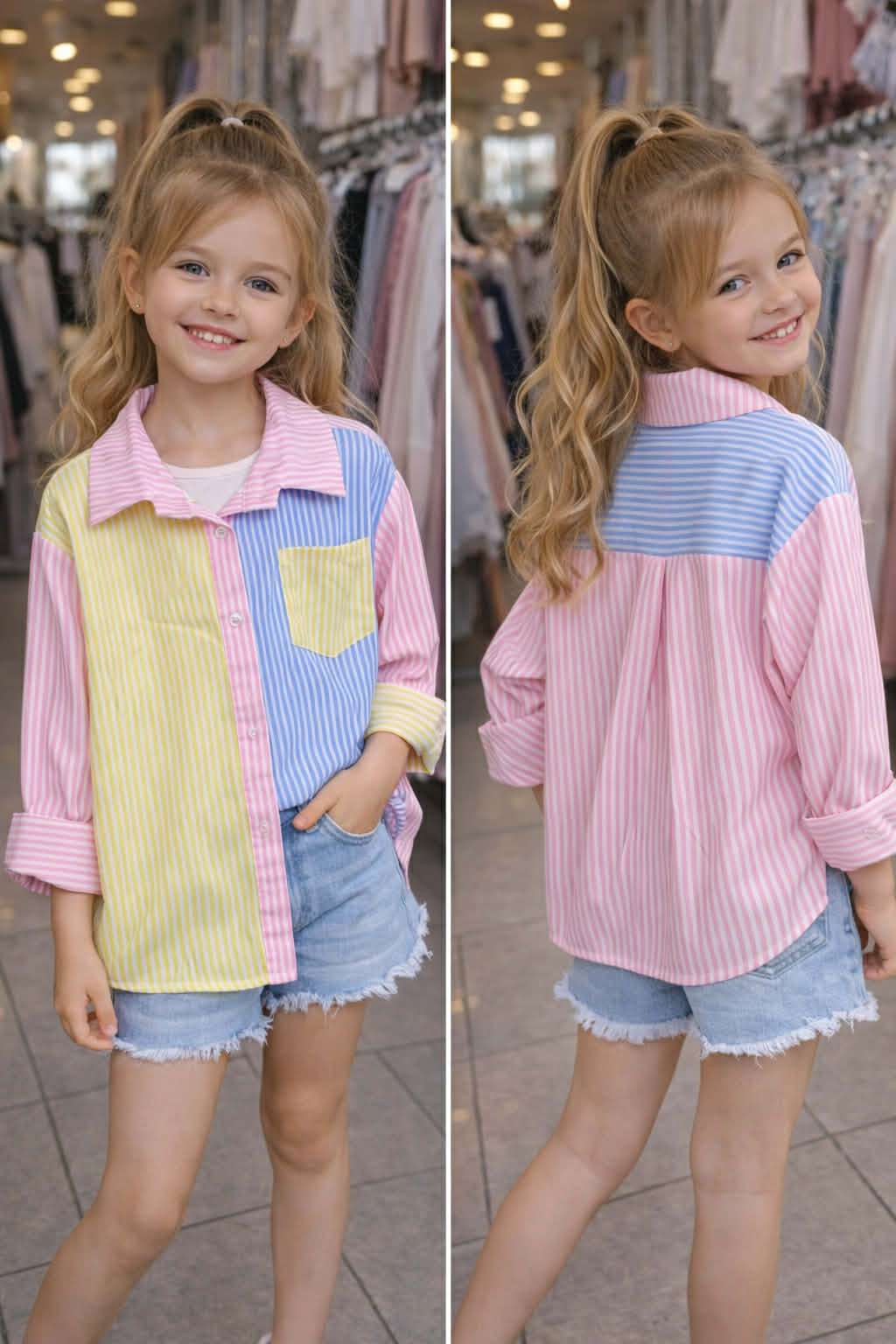 Koszula  DZIECIĘCA, Size 4-14lat,paczka 6szt ,1kolor