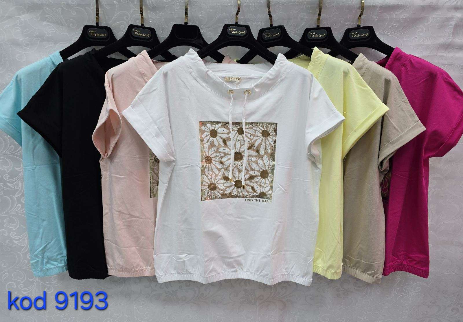 Bluzki  Damskie TURECKA , Size uni, paczka 12szt ,mix kolor