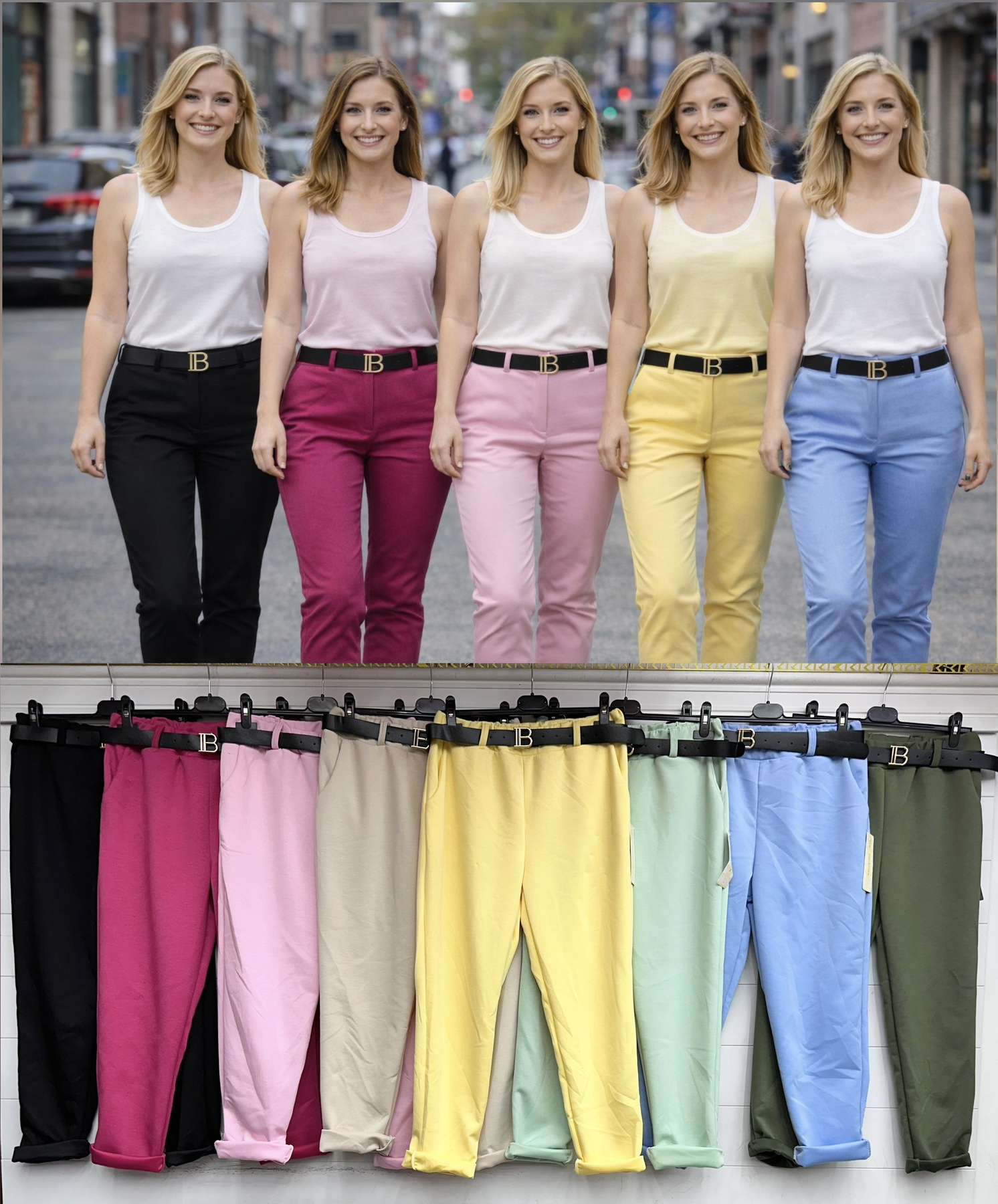 Spodnie  Damskie TURECKA , Size uni, paczka  6szt ,mix kolor