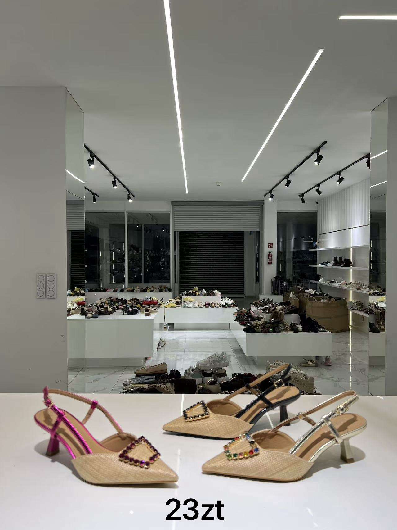 Sandały na Obcasie Damskie (36-41, 12par)