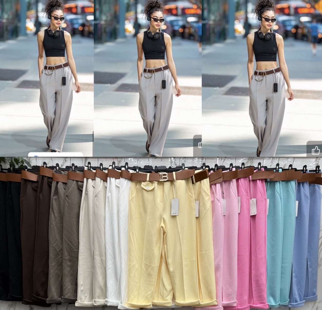 Spodnie Damskie  , Size uni, paczka  6szt ,mix kolor