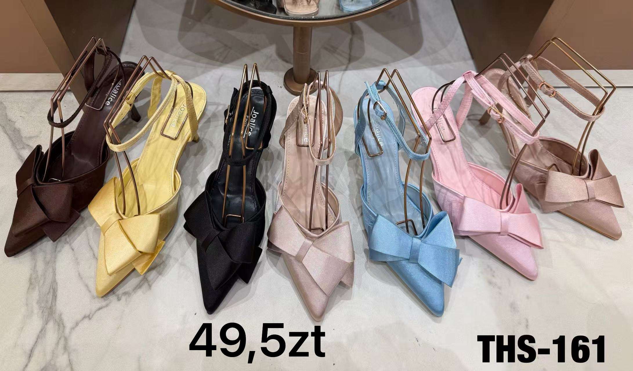 Sandały na Obcasie Damskie (36-41, 12par)